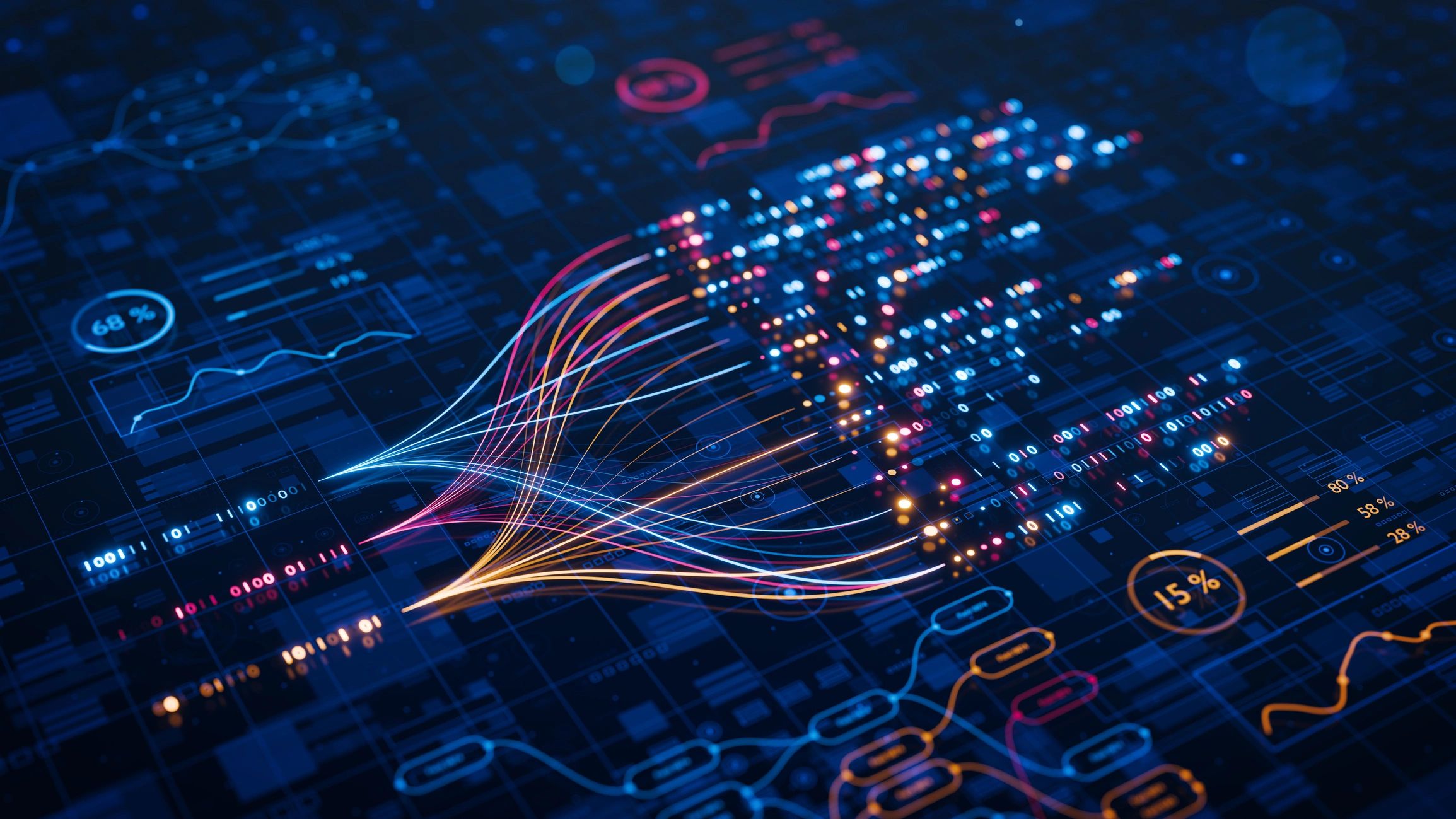 AI and automation workflow visualization